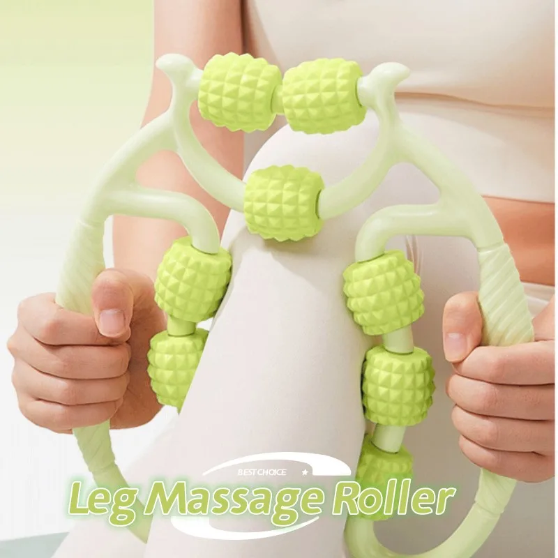 

Slimming Leg Ring Clip Leg Calf Massage Roller 12 Rounds Ring Thin Leg Muscle Stretching Relaxation Massage Equipment Girls Gift
