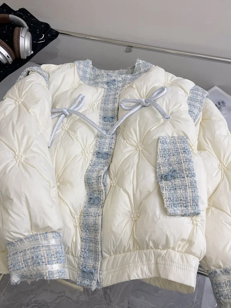 Плюс размер 2024 французская куртка Heartbreak Band-Aid Burst Sweet Milk Velvet изящная с хлопковой