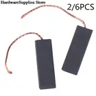 210 шт.упак. 5*13,5*40 мм черный углеродный щеточный мотор с проводом длиной 70 мм для стиральной машины