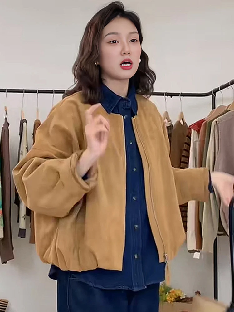 Верхняя одежда для женщин 2024 ранняя весна и осень новая повседневная укороченная