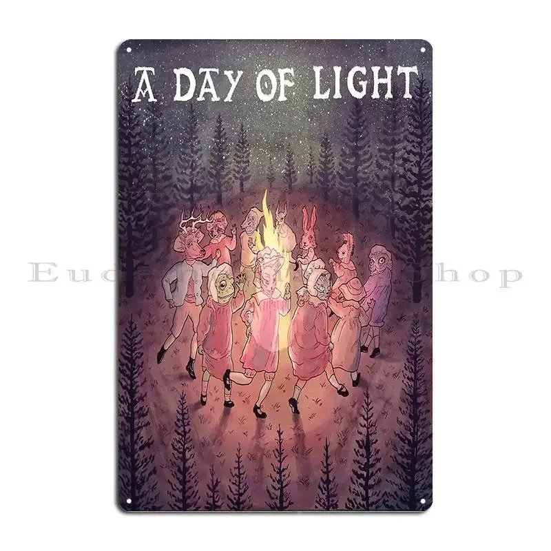 Mear Official A Day Of Light Ep Альбом Изображение Металлические Вывески Клубный Дизайнер Бар