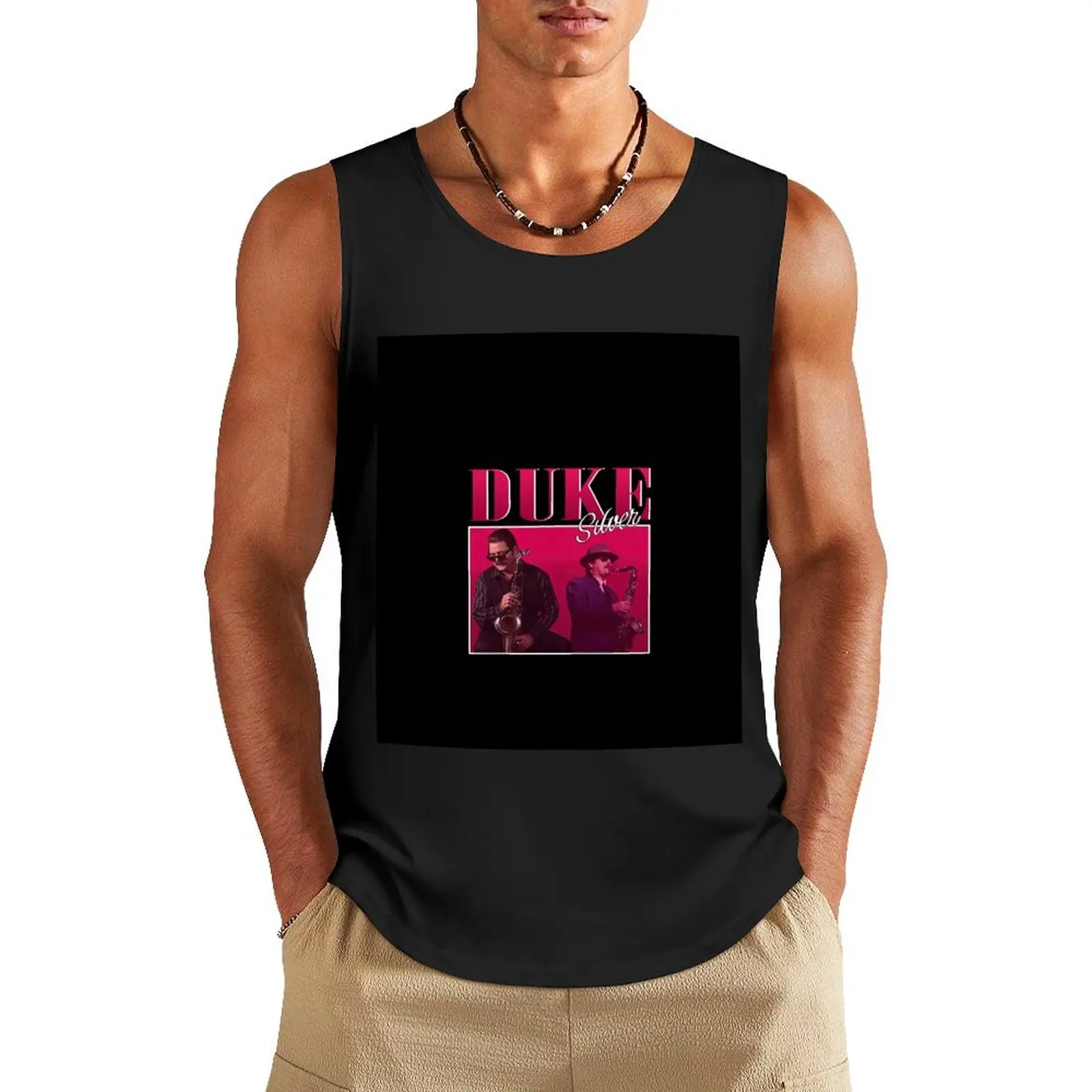 DUKE SILVER RETRO Tank Top одежда мужская сексуальная