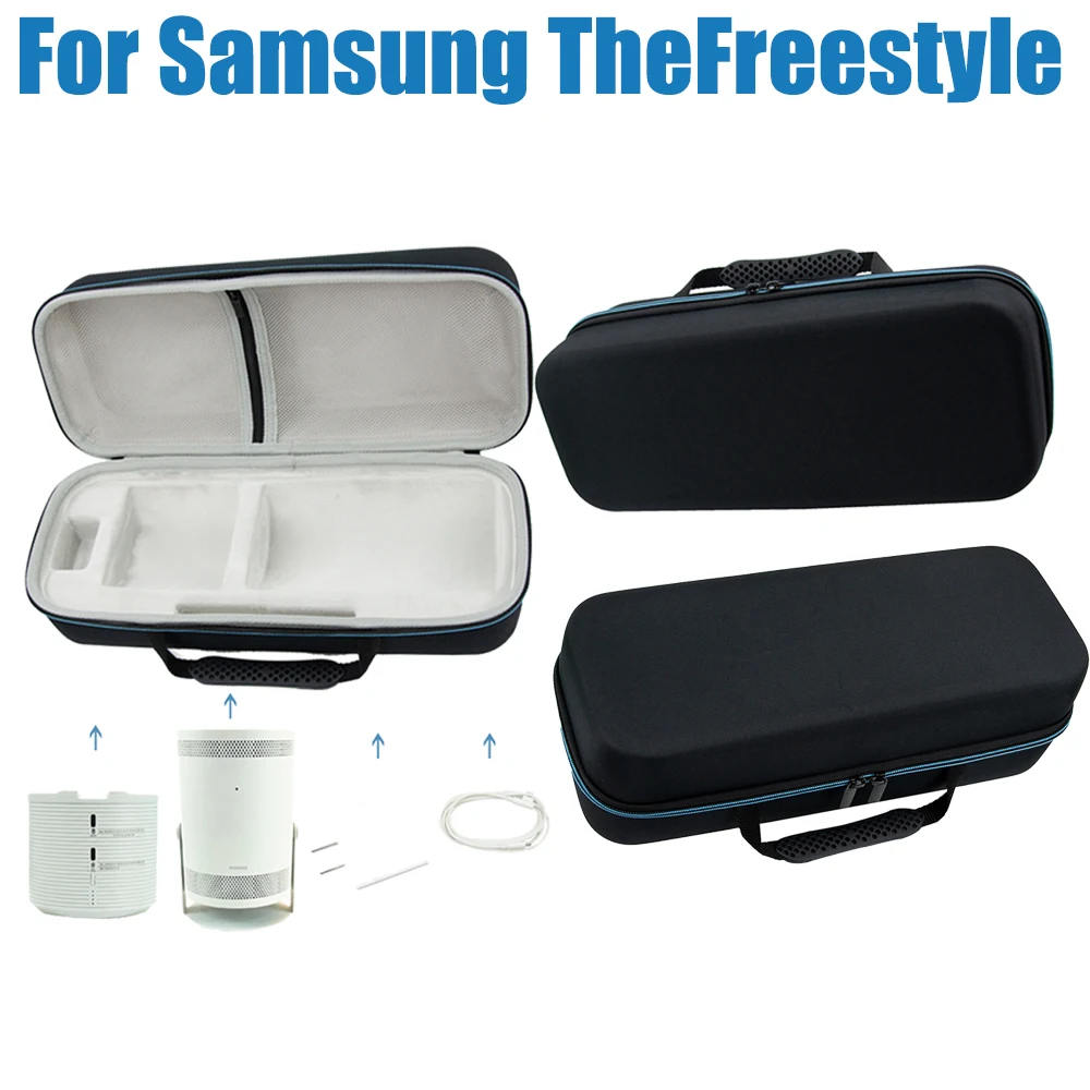 

Портативная сумка для переноски для Samsung TheFreestyle, Дорожный Чехол, Пылезащитная утолщенная Сетчатая Сумка, коробка для хранения проектора