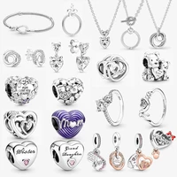 make mothers day beads mother puppy mum infinity dangle 925 sterling silver charm fit original bracelet jewelry gift