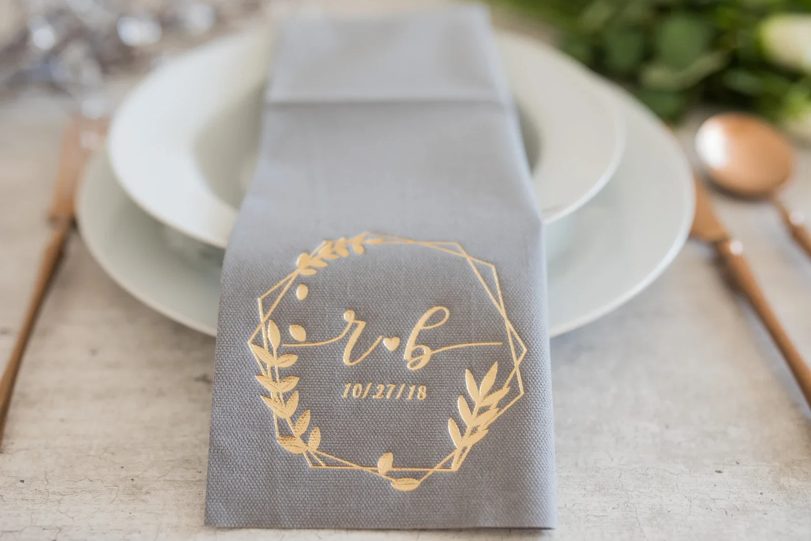 50pcs Personalized napkins DINNER serwetki Bedruckte Servietten Hochzeit Napkins Wedding