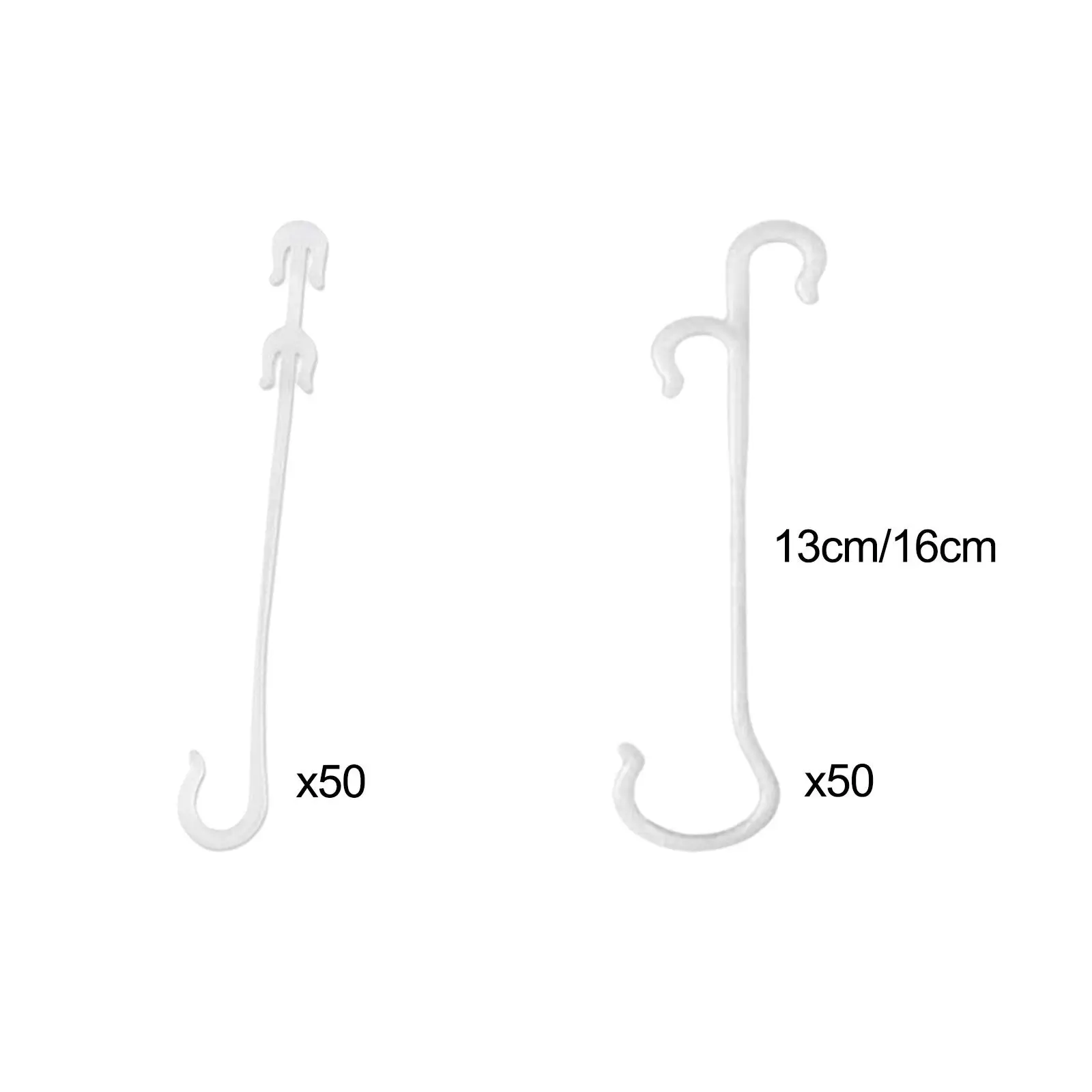 

50 Pieces Tomato Plants Support Hook Reuseable Strong Prevent Tomatoes to Pinching or Falling Off for Loofah Gardening Plants