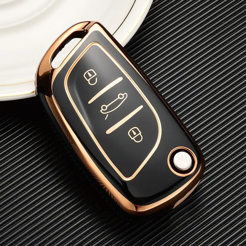 

TPU Car Key Case Cover Key Shells Fob For Citroen C1 C2 C3 C4 C5 XSARA PICA For Peugeot 306 407 807 For DS DS3 DS4 DS5 DS6