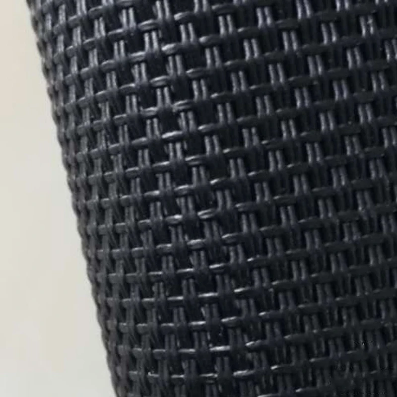 Черная ткань Teslin водонепроницаемая сетка с шифрованием из ПВХ сделай сам уличное