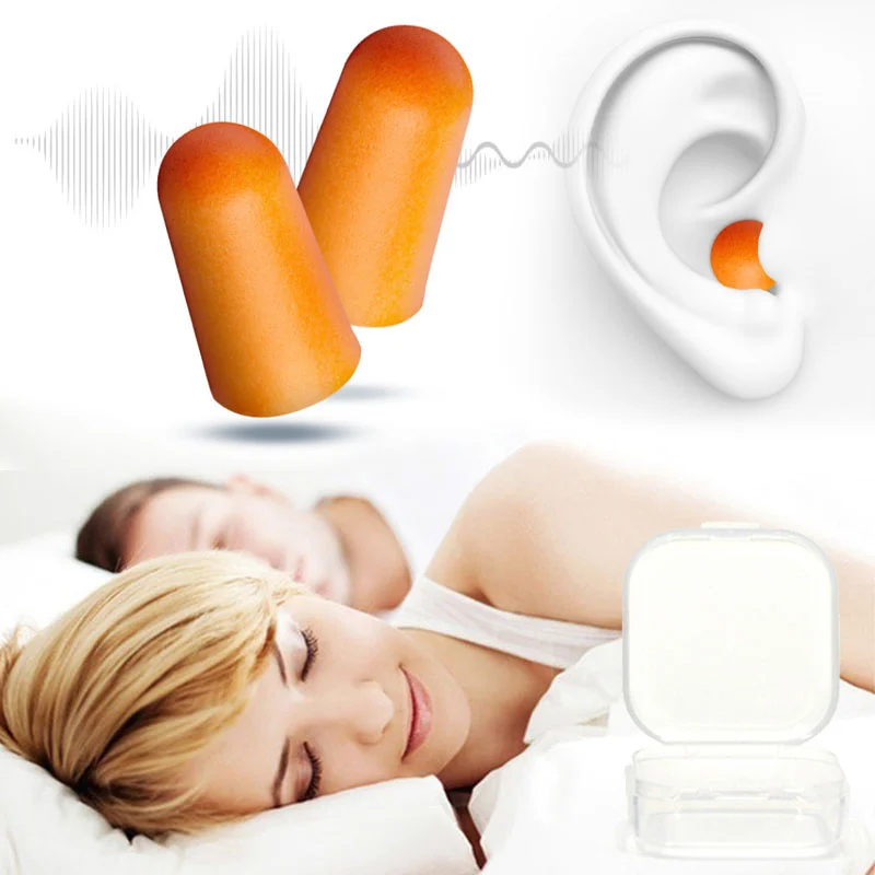 

Earplugs Anti Noise Reduction Protection Sound Insulation Foam Soft Sleep Cancelling Earplug Improve Sleeping Ear Plug