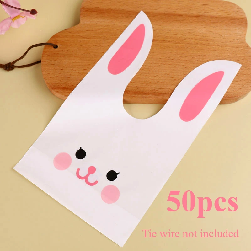 Пластиковые подарочные пакеты с кроличьими ушами