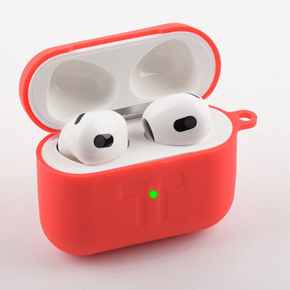 Оригинальный силиконовый чехол для наушников Airpods 3 2021 телефона Apple Air Pods AirPods3