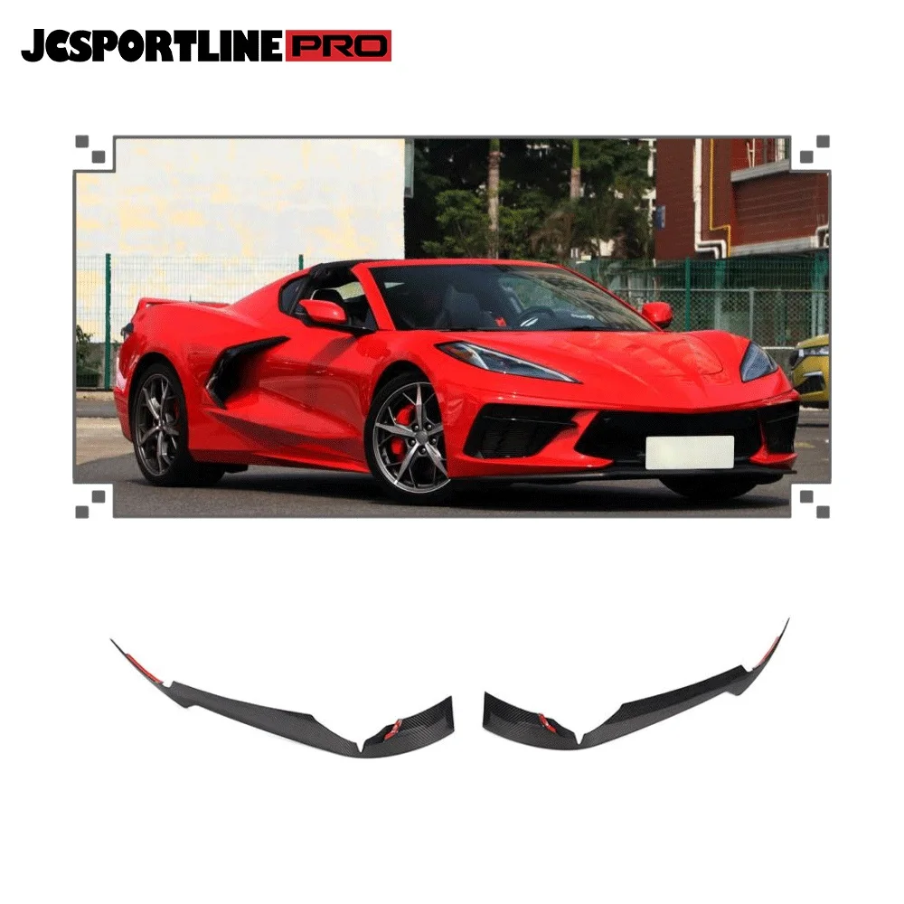 

Carbon Fiber Bumper Canards for Chevrolet Corvette C8 2020-2021