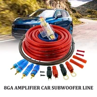 awg 8 amplifier power cable amplifier subwoofer cable set cable kit car hifi subwoofer cable car accessories 60 amp fuse holder