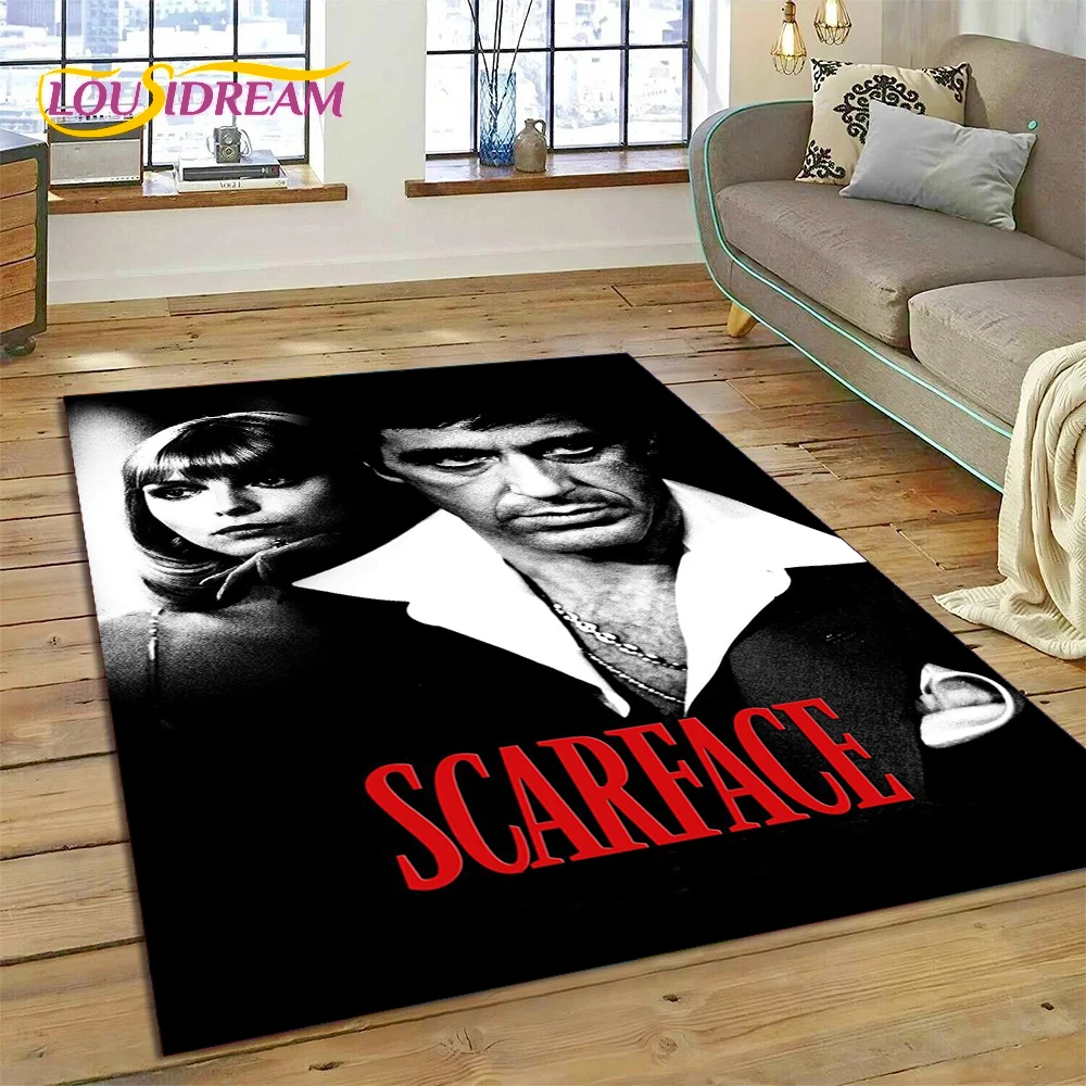 Ковер Scarface Tony с 3D принтом из фильма ковер для спальни гостиной украшение