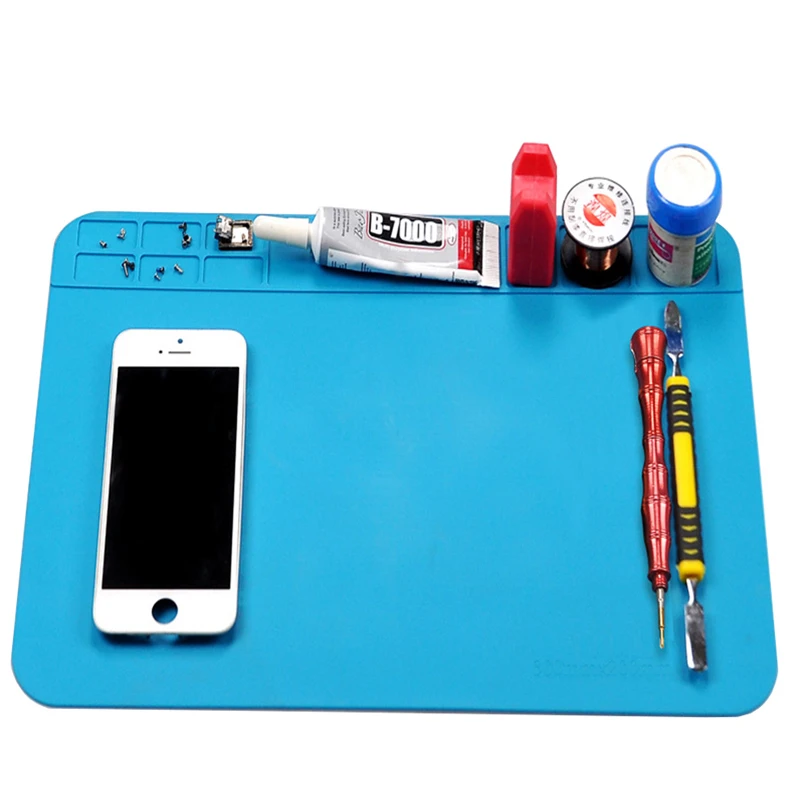 

Паяльный коврик ESD с теплоизоляцией, набор инструментов для ремонта компьютеров и телефонов, термостойкая платформа для обслуживания