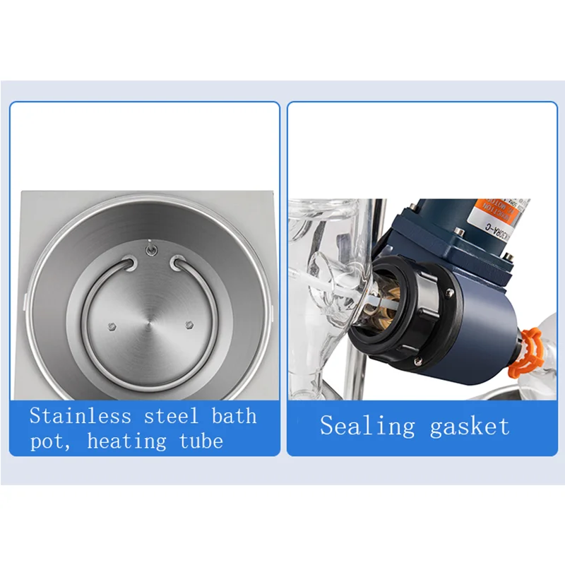 RE-201D качественный лабораторный роторный испаритель небольшого объема 0 25-2L