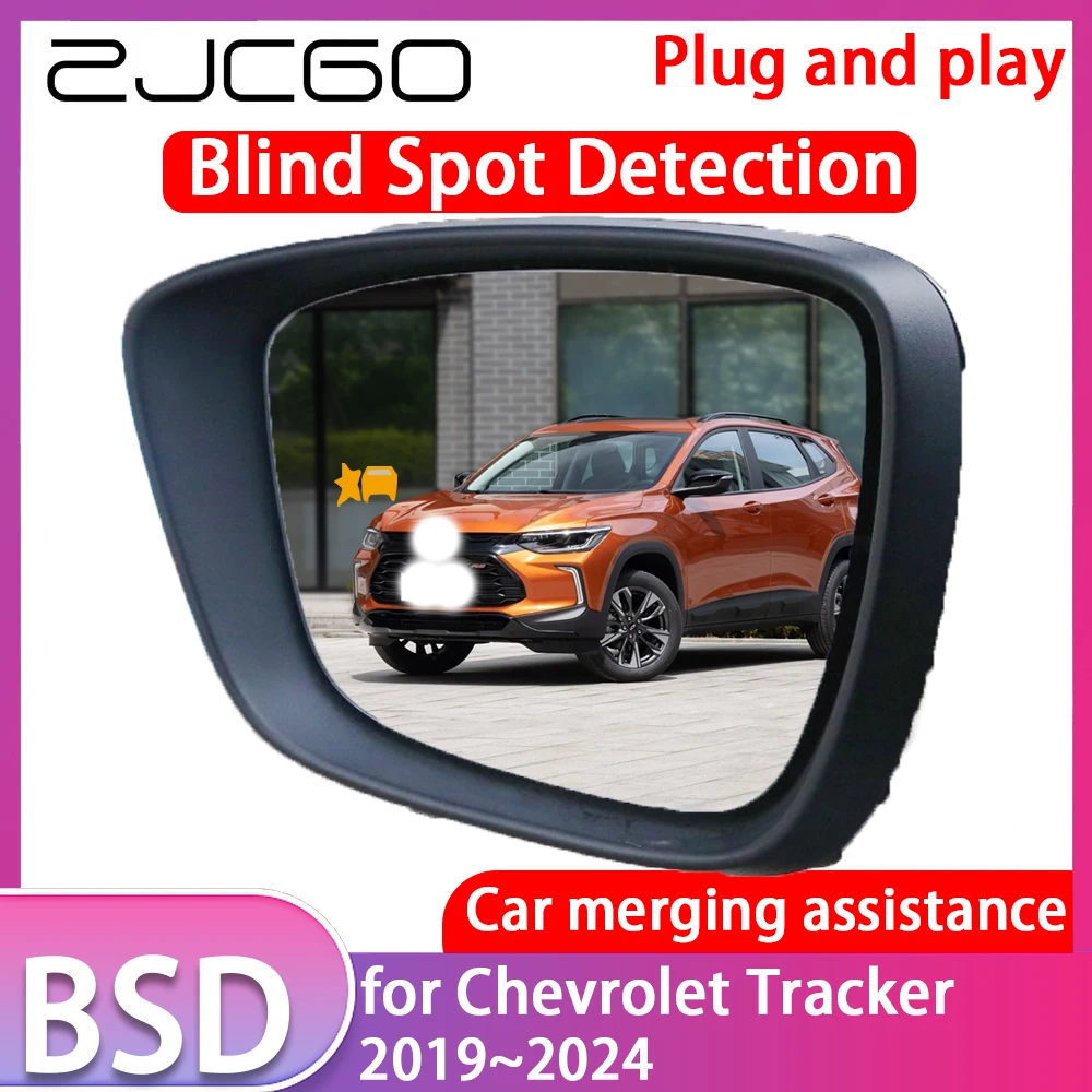 ZJCGO для Chevrolet Tracker 2019 ~ 2024 Обнаружение слепых зон автомобиля BSD BSA BSM Система
