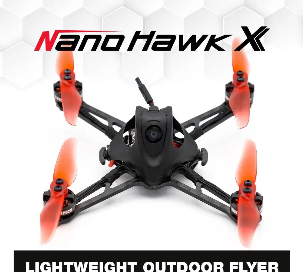 

EMAX Nanohawk X Ultralight 3 Inch 1S Outdoor FPV Drone - FrSky BNF