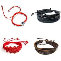 charm bracelets for women handmade braiding adjustable red thread bracelets stylish universal natural red agate bracelet