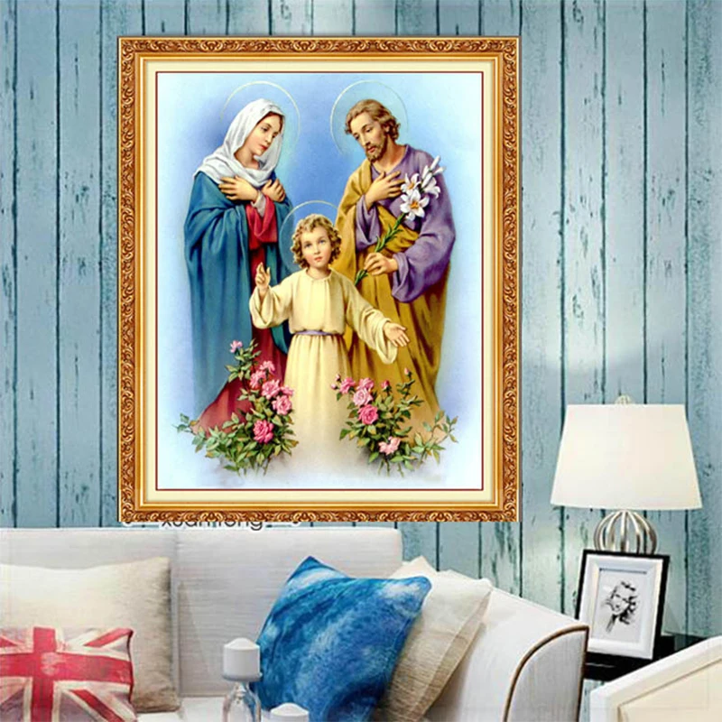 

Catholic Christ Jesus 5D Diamond Painting Full Diamond Embroidery Living Room Office Home Decor Diamond Cross Stitch Kits