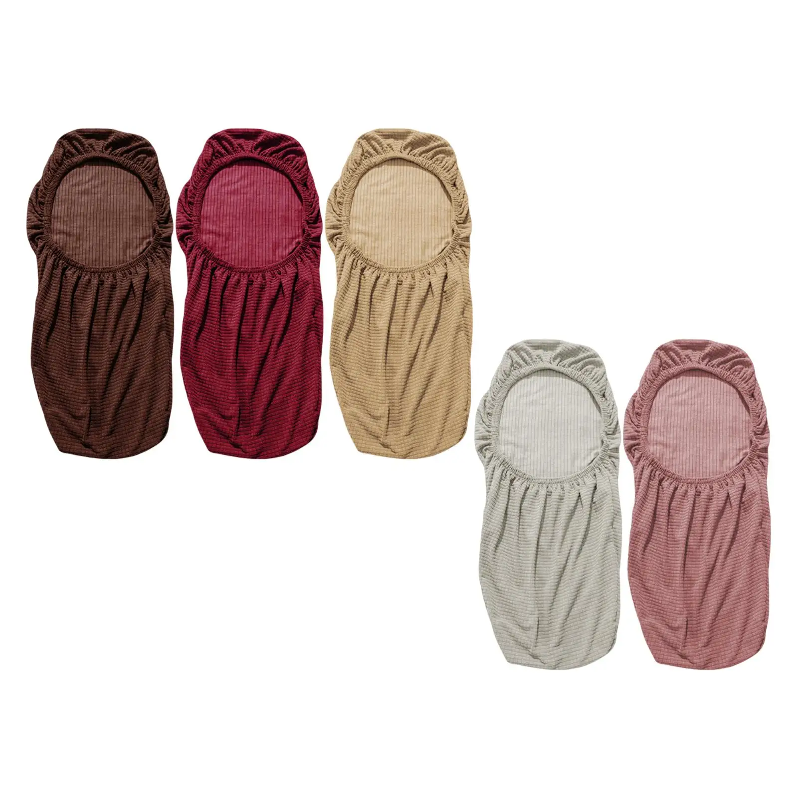 

Elastic Armless Shell Chair Cover Seat Cover Armless Chair Cover for Hotel