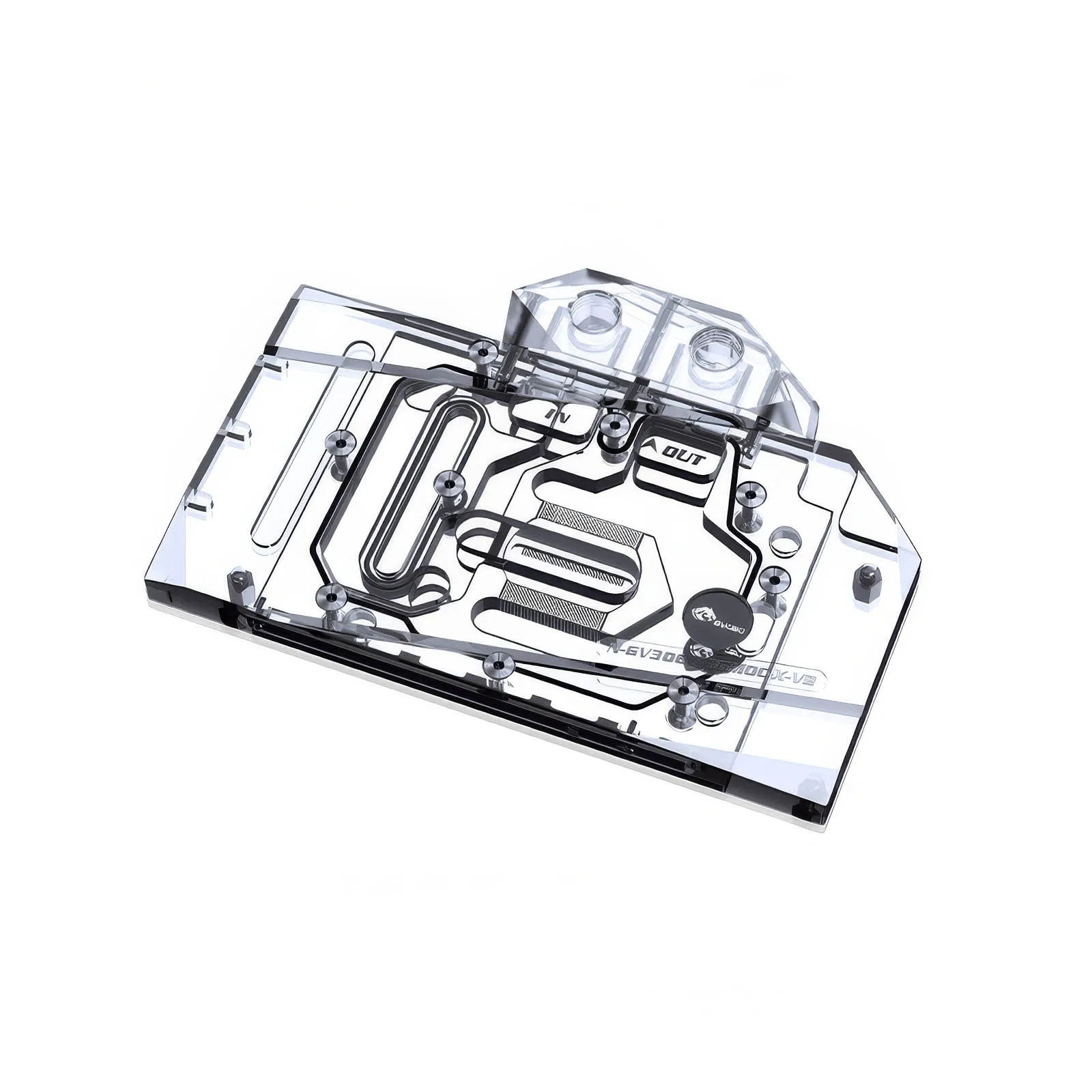 Блок водяного охлаждения Bykski с полным покрытием RGB GPU для GIGA RTX3060Ti Engle OC N-GV3060TIGMOC-X-V2