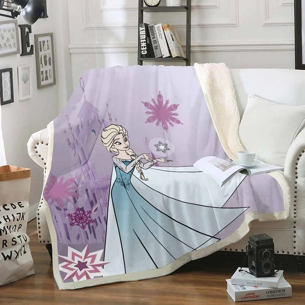 

Home Textile Disney 3D Printing Frozen Elsa Series Pattern Soft Comfort Blanket For Baby Bedding For Boys Girls And Children