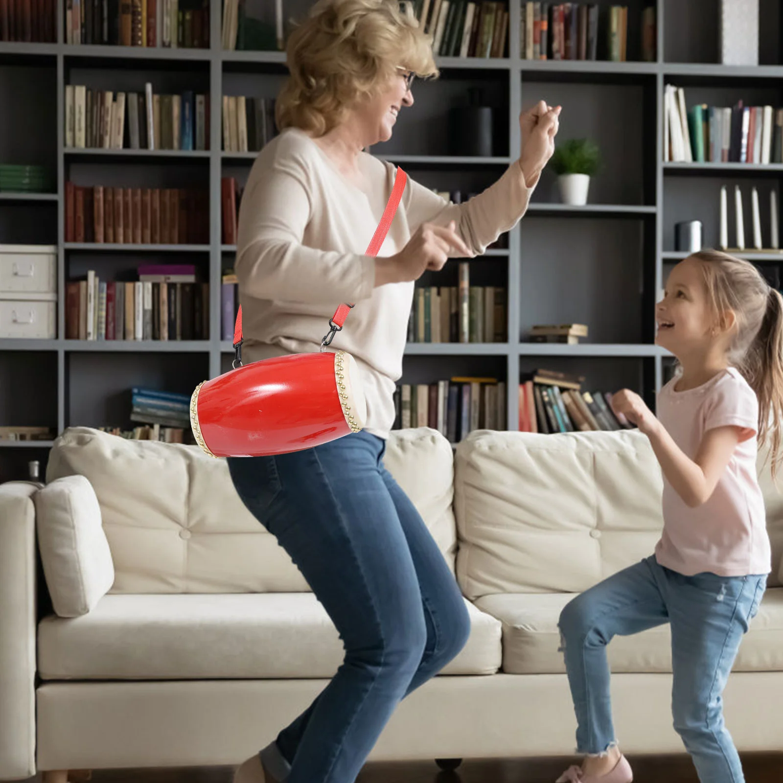 Талия Барабан из воловьей кожи Рука Традиционный Джембе Простое исполнение ПВХ