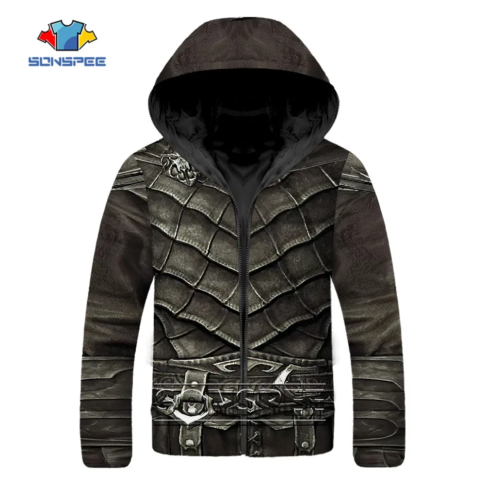 

SONSPEE Winter Ancient Army Parka Long Sleeve Medieval Armor Knight Jacket Women Men Heavy Keep Warm Jackets Oversized 6XL Coat