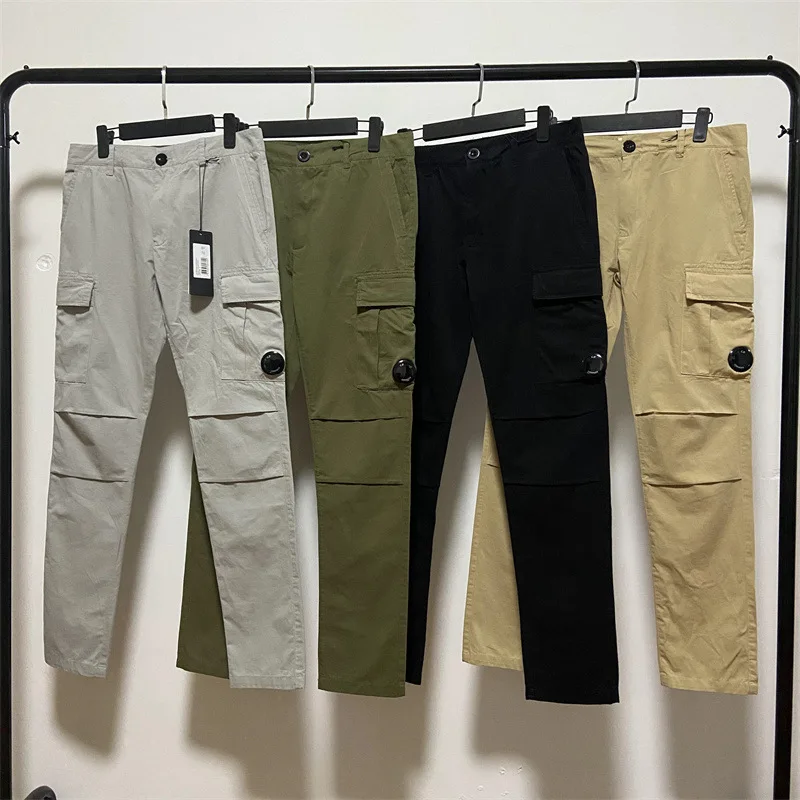 

Cotton Cp Men's Casual Korean-Style Slim-Fit Overalls Sports Men's Trousers Pants Mens Zippered Pockets Pants