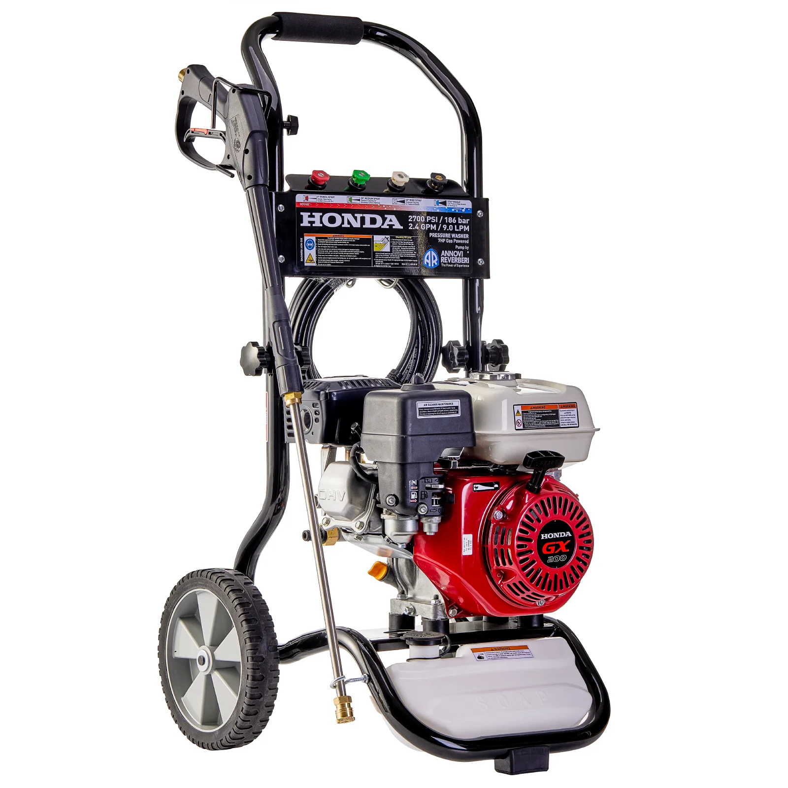 Бензиновый насос высокого давления H0nda Power 2700psi/186bar с AR насосом GX160 стартер отдачи