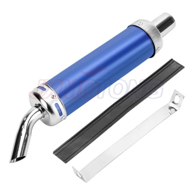 

28 мм впускной универсальный мотоциклетный глушитель, глушитель для ATV, уличный скутер, мотокросс, побег, мото 50cc 125CC