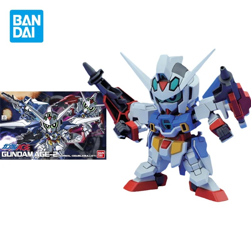 

Bandai Original Gundam Model Kit Anime Figure SDBB GUNDAM AGE-2 Action Figures Collectible Ornaments Toys Gifts for Kids