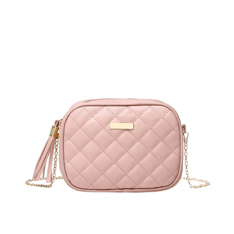 

Tassel Small Messenger Bag For Women 2022 Trend Lingge Embroidery Camera Female Shoulder Bag Fashion Chain Lady Crossbody Bags