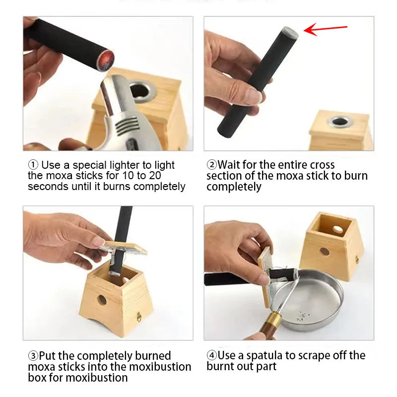 Оптовая 5 Коробки Легкий Дым Мокса Палка Дикая Полынь Ролл Природа Бамбук