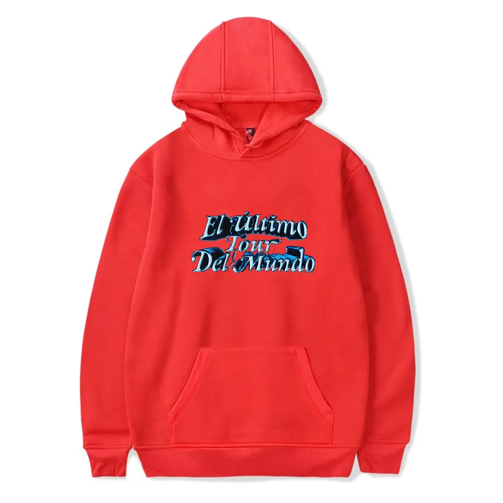Пуловер в стиле рапера из Bad Bunny El Ultimo Tour для мужчин и женщин толстовка Харадзюку