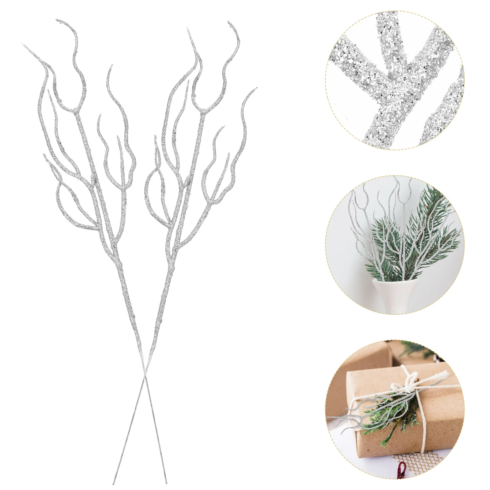 

Xmas Flower Arrangements Christmas Glitter Flower Christmas Leaf Pick Glitter Poinsettia Leaves