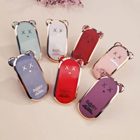 mobile phone shell lazy portable desktop support multi functional stand mobile phone buckle bear ear folding bracket personality