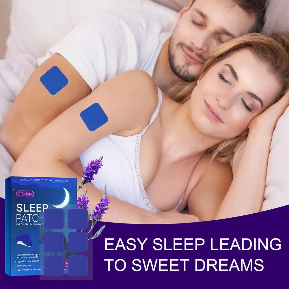 

60 Patches Set Sleep Patch Natural Ingredients Easy To Apply And Comfortable For Women And Men Good Sleep At Home