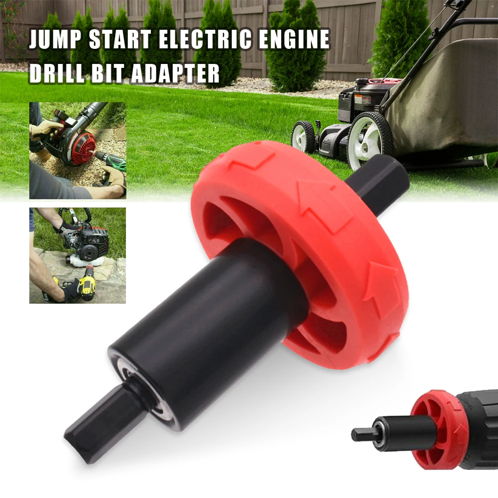 Motor starter mower Jump Start Electric Engine Drill Bit Adapter Plug Button Troy-Bilt Trimmers Leaf Blowers Cultiv