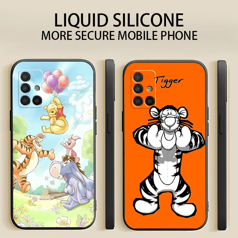 

Disney Winnie Phone Cases For Samsung A31 A21S A42 5G A20 A21 A22 4G A22 5G A20 A11 Luxury Ultra TPU Unisex Funda Coque Shell
