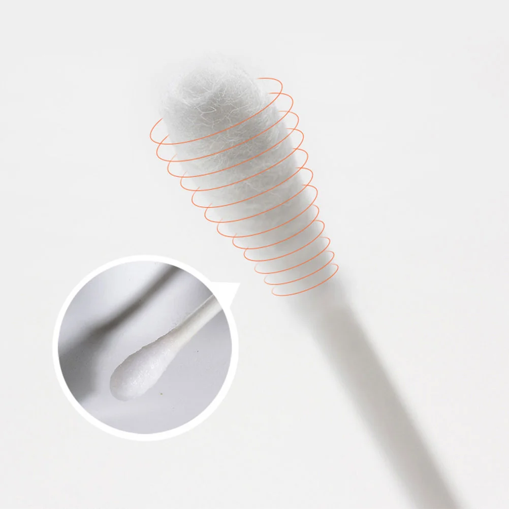 200 шт. двухсторонние ватные тампоны Детские для чистки ушей Многофункциональные