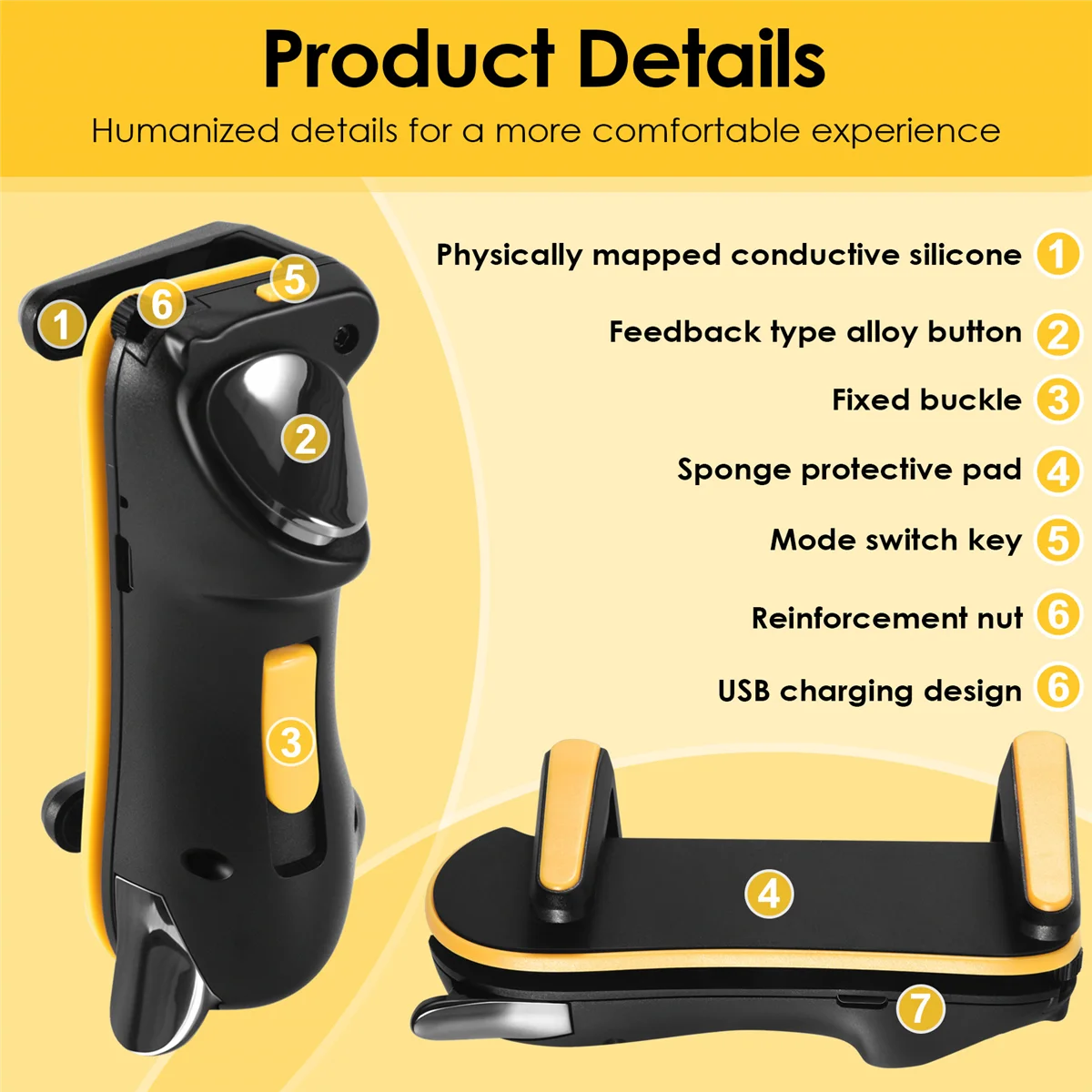 Триггерный контроллер PUBG для iPad Tablet емкость L1R1 Кнопка огня прицела триггеры