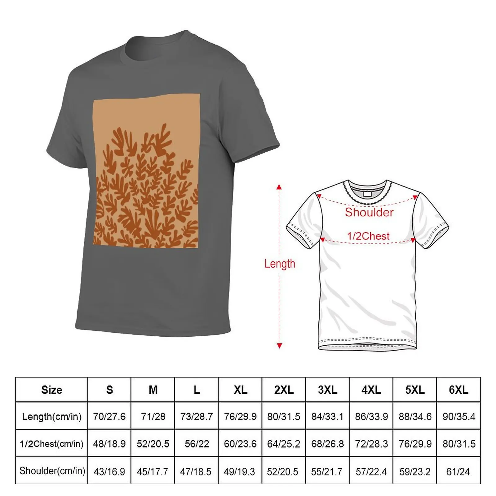Фото Matisse gerbe - - Henri (The Brown Sheaf) La T-Shirt Large Size Casual Short Sleeve Top №2