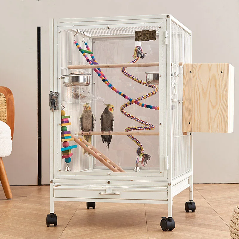 Bird Cage Splash Breeding Jaulas Para Pajaros Outdoor Garden Hut
