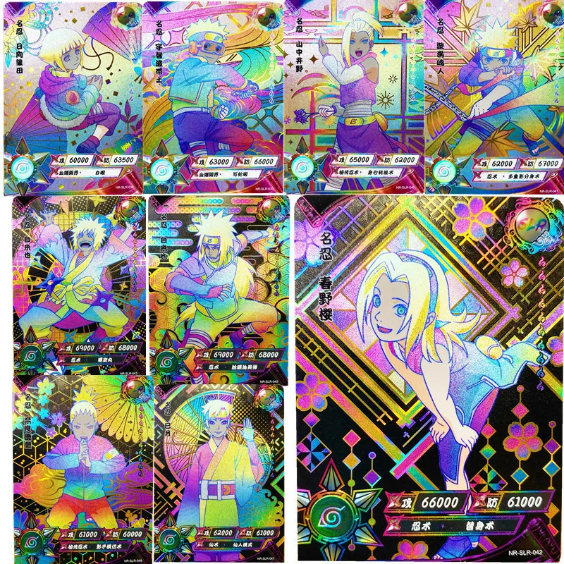 

Новинка, зеркальная карта KAYOU Naruto 37 -- 48 Naruto Tsunade Sasuke Itachi, коллекционная карта