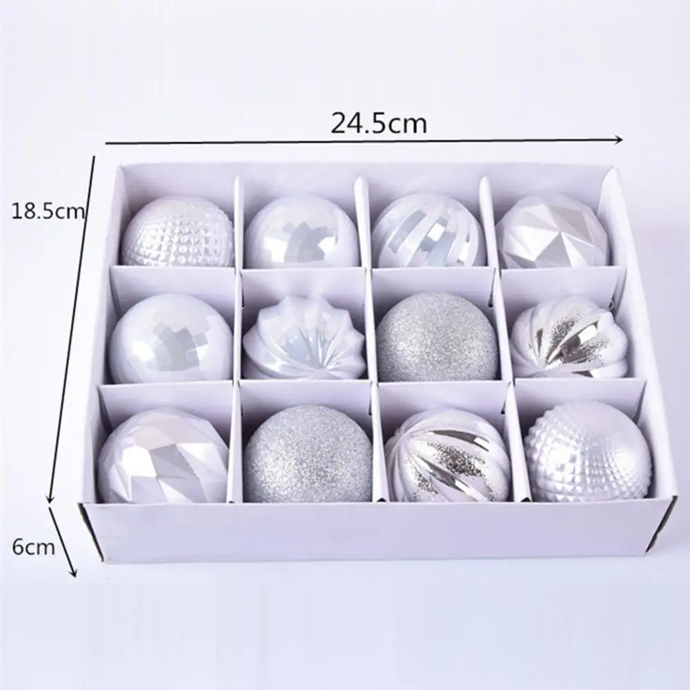 

2Pcs Hanging Decorative 1Xmas Tree Ball Pendant Home Ornaments New Year Gift