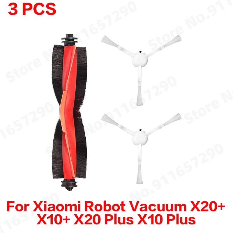 

Подходит для робота-пылесоса Xiaomi X20+, X10+/X20 Plus, X10 Plus, детали, роликовая боковая щетка, фильтр Hepa, швабра, тканевый мешок для пыли, аксессуары