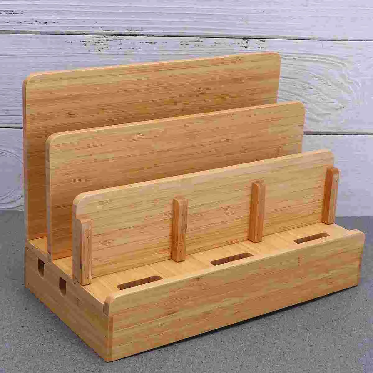 

Station Holder Mobile Docking Charging Accessories Cellphone Stands Chargewood Organizer