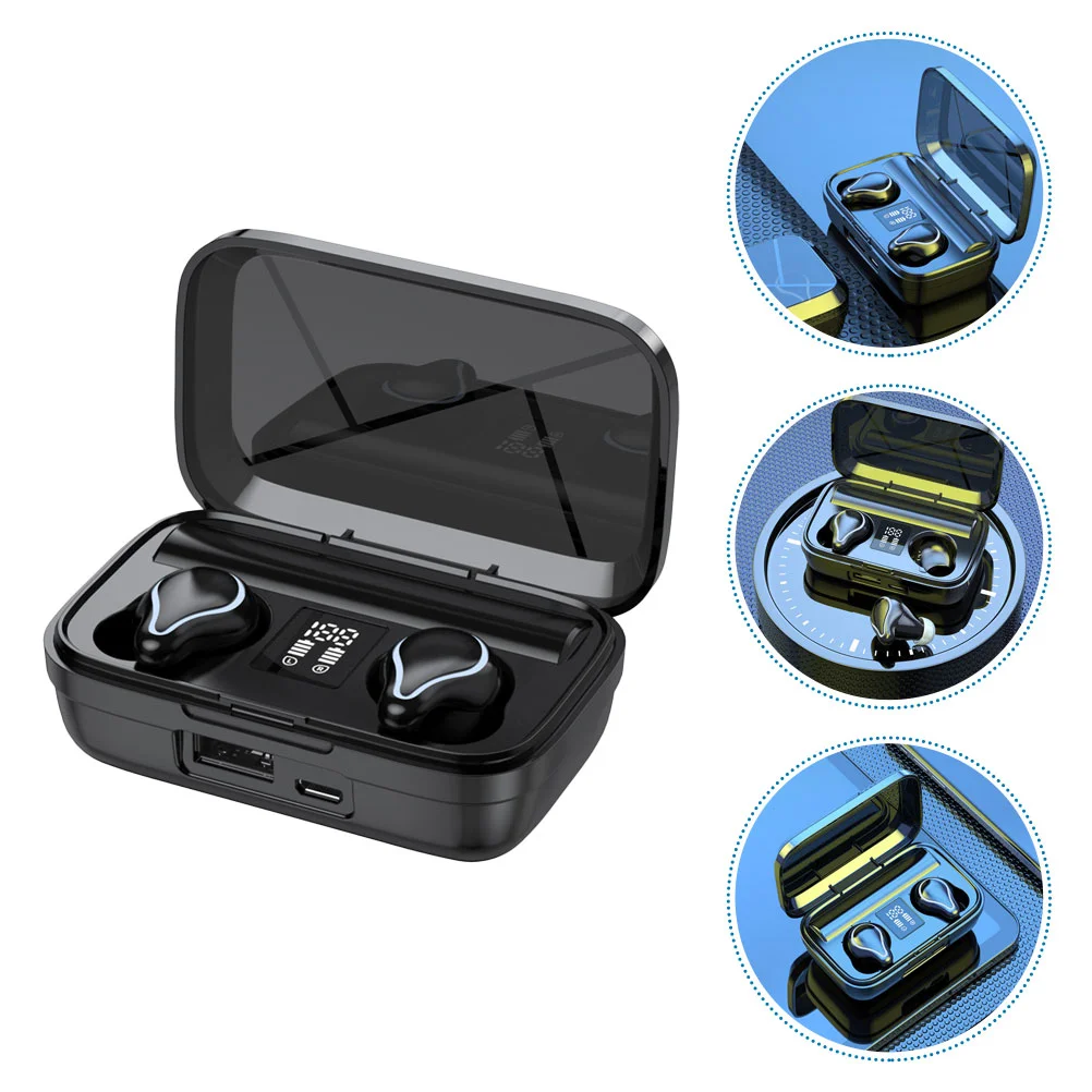 

1 set of Earbud with Charging Box Wireless Headphone Touch Design Earbuds